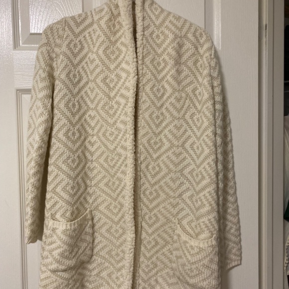 LOFT long beige Color cardigan - Picture 5 of 5